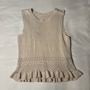 Sleeveless Knit Tank Top
